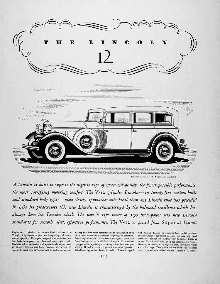1932 Lincoln 20